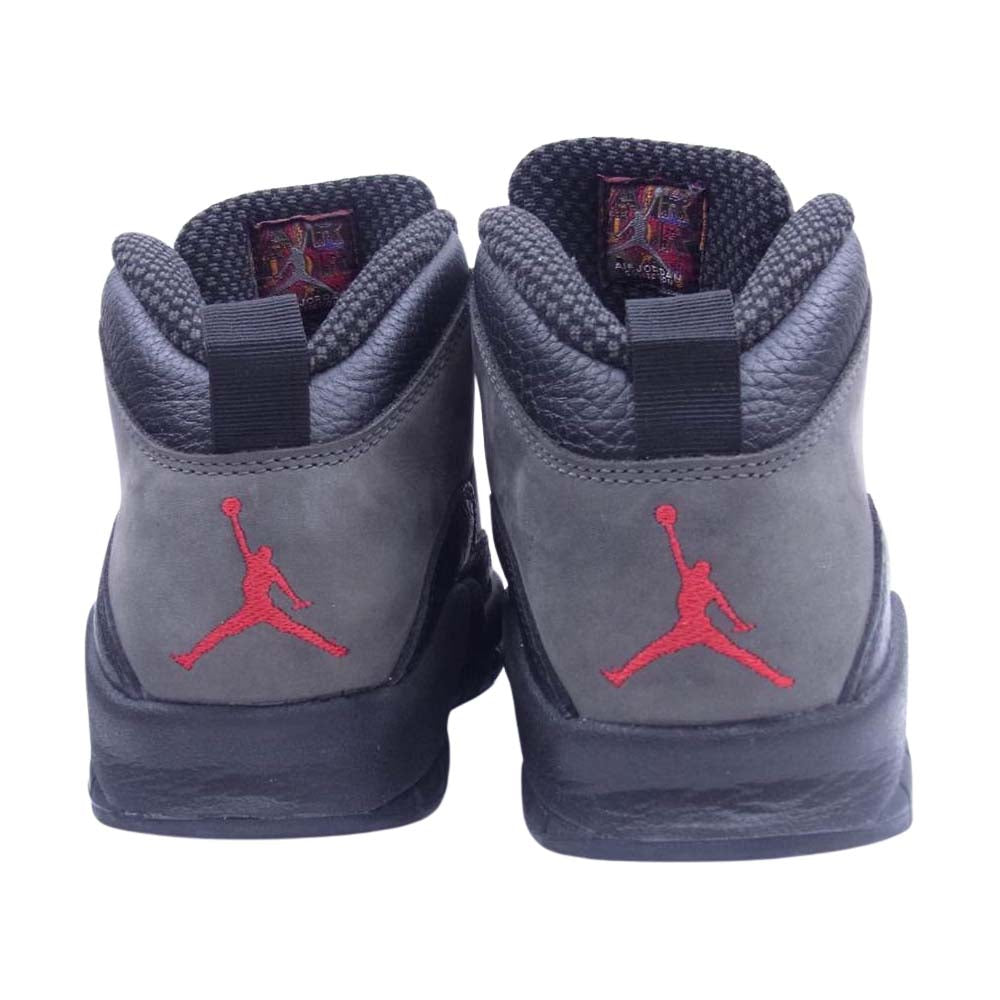 NIKE ナイキ 310805-002 AIR JORDAN 10 DARK SHADOW エアジョーダン ダークシャドウ ハイカット スニーカー ブラック系 グレー系 28cm【中古】
