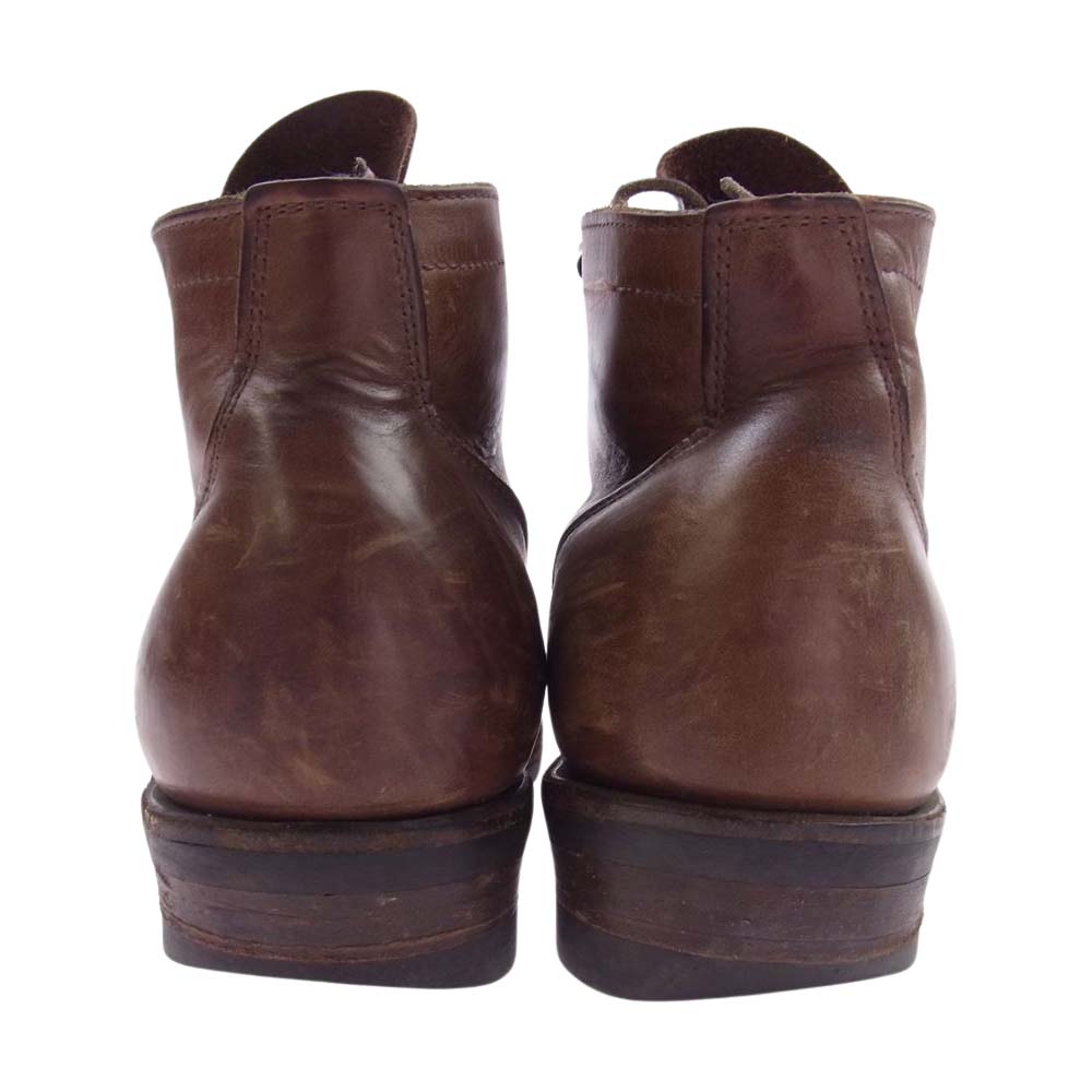 VIBERG ヴァイバーグ レースアップ レザー ワーク ブーツ ブラウン系 8D【中古】