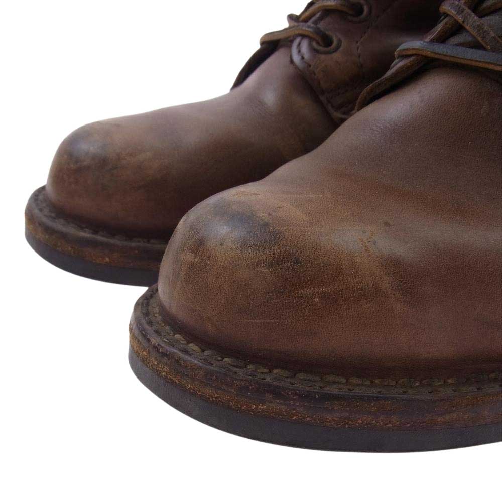 VIBERG ヴァイバーグ レースアップ レザー ワーク ブーツ ブラウン系 8D【中古】