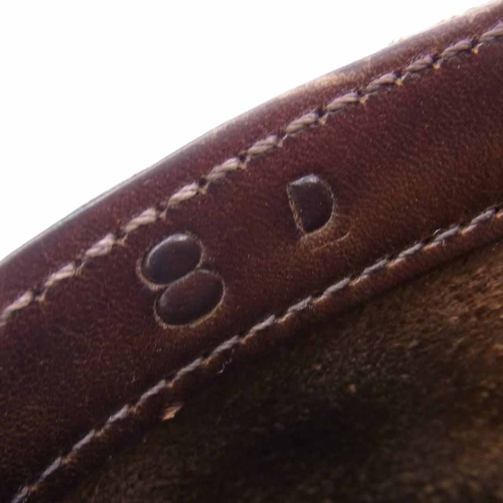 VIBERG ヴァイバーグ レースアップ レザー ワーク ブーツ ブラウン系 8D【中古】