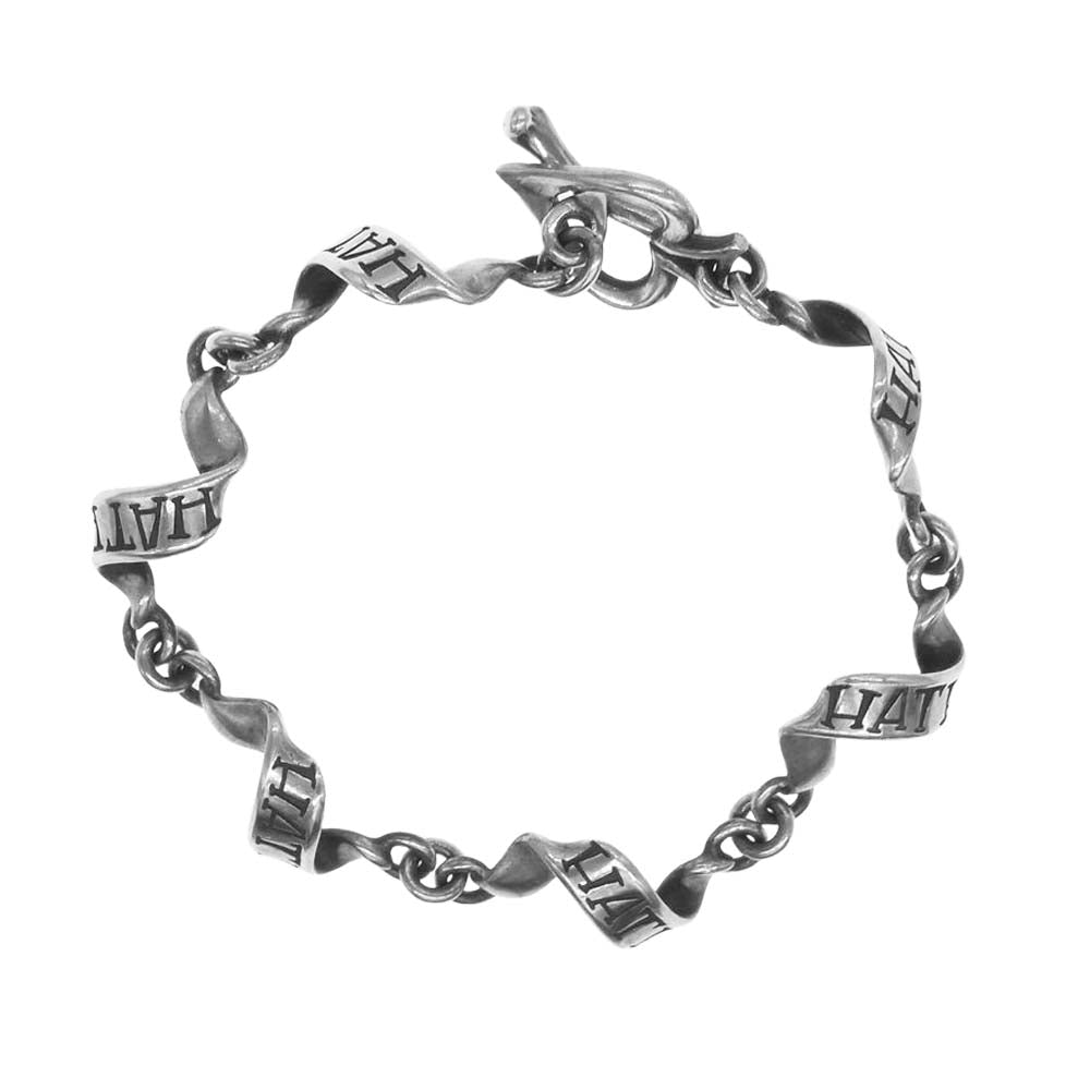 RAT RACE ラットレース RMBT-1H Flutter Ribbon Bracelet HATE フラッターリボン ブレスレット ヘイト シルバー系【中古】