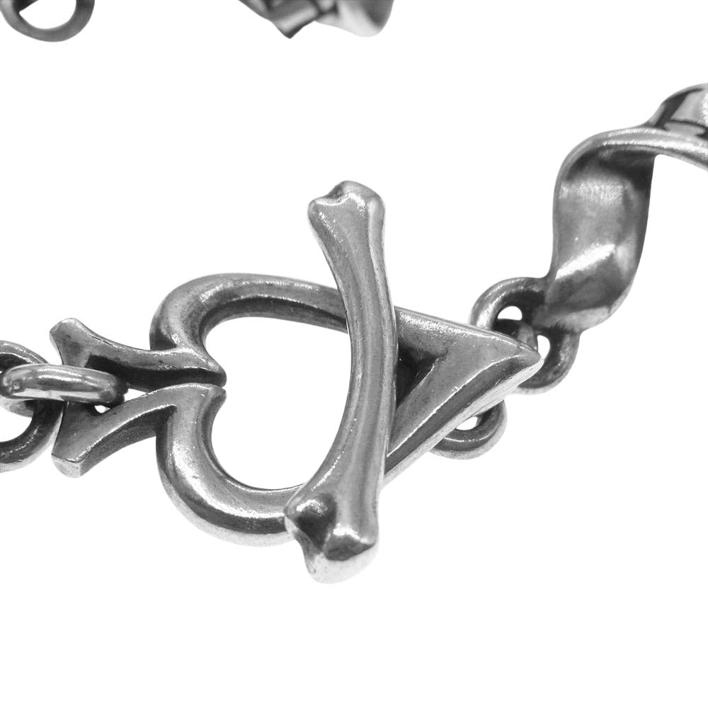 RAT RACE ラットレース RMBT-1H Flutter Ribbon Bracelet HATE フラッターリボン ブレスレット ヘイト シルバー系【中古】