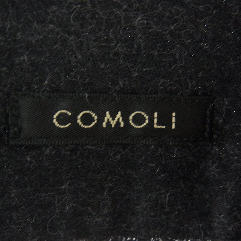 COMOLI コモリ 19AW Q03-02004 ウール シルク プルオーバー シャツ