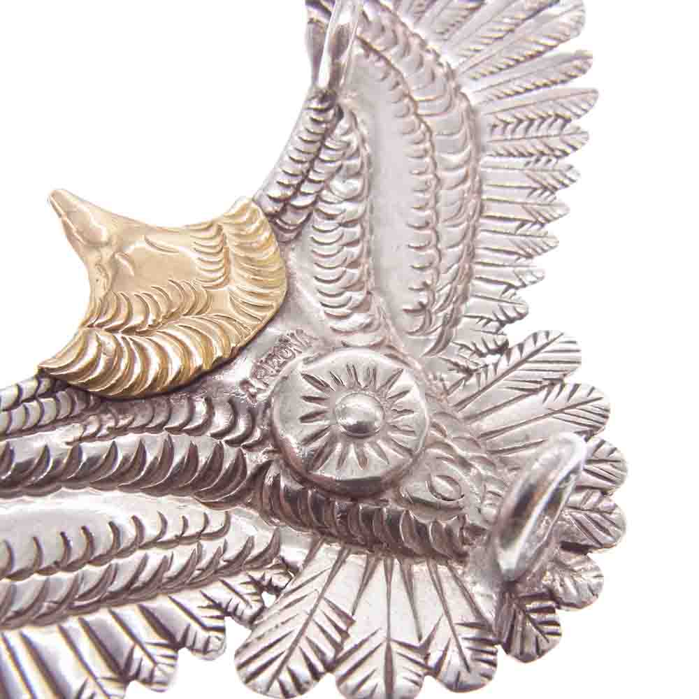 ARIZONA FREEDOM アリゾナフリーダム 大 イーグル ネックレストップ 頭金 シルバー系 ゴールド系【中古】