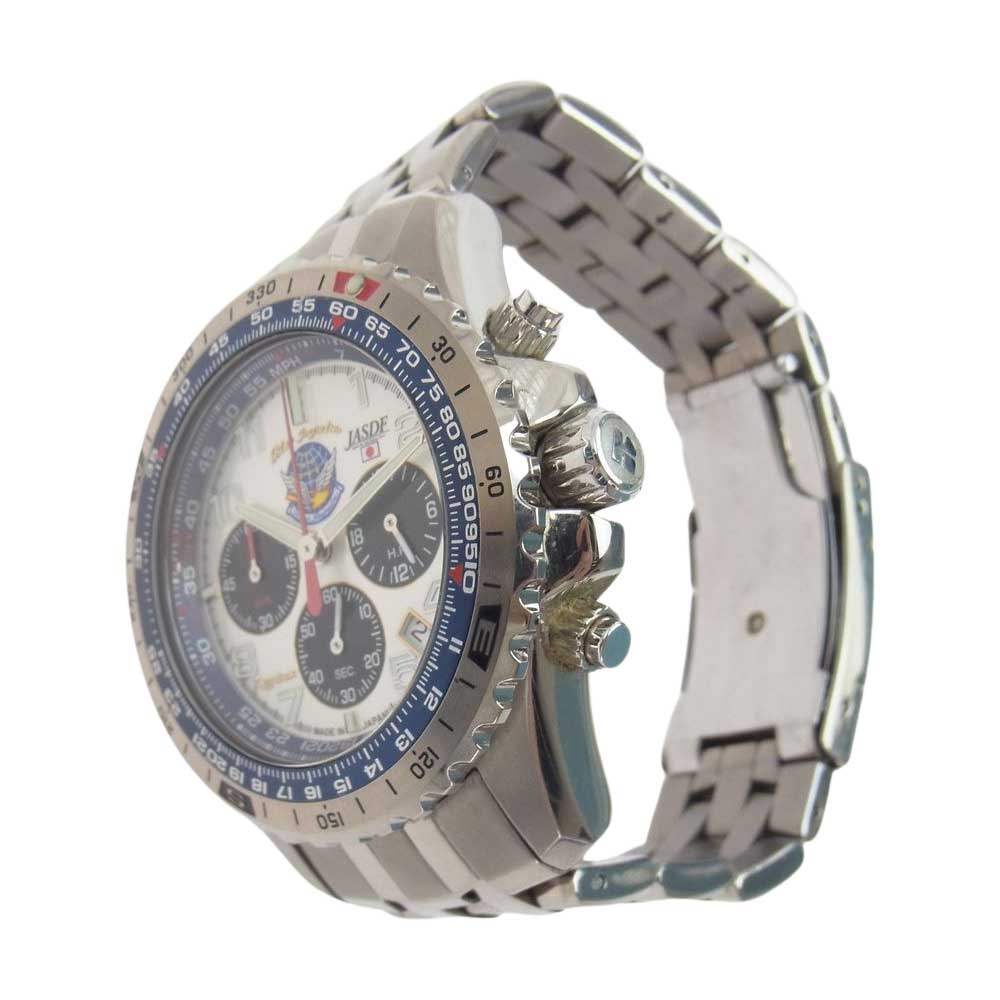 ケンテックス S683M-03 BLUE INPULSE TITAN NAVIGATION クオーツ 腕時計 シルバー系【中古】