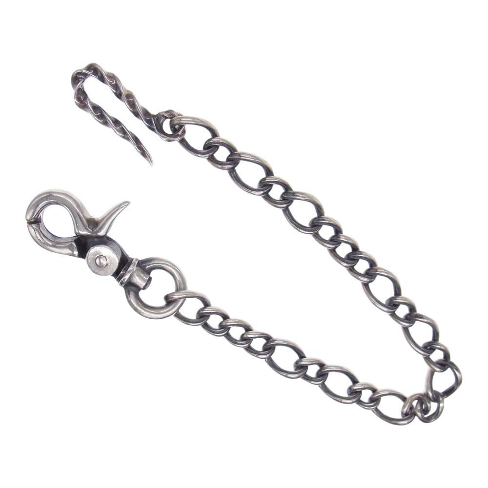 ARGENT GLEAM アージェントグリーム AC-104 GHOSTクリップ ツイストフックカスタム ウォレットチェーン シルバー系【中古】
