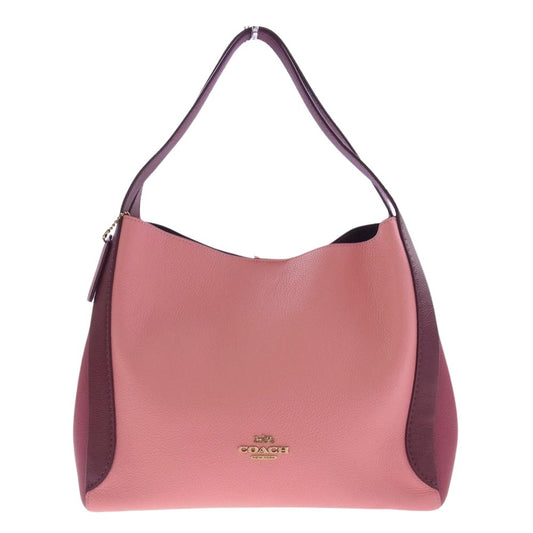 COACH コーチ E2198-76088 ハドリー ホーボー レザートートバッグ ショルダーバッグ ピンク系【中古】