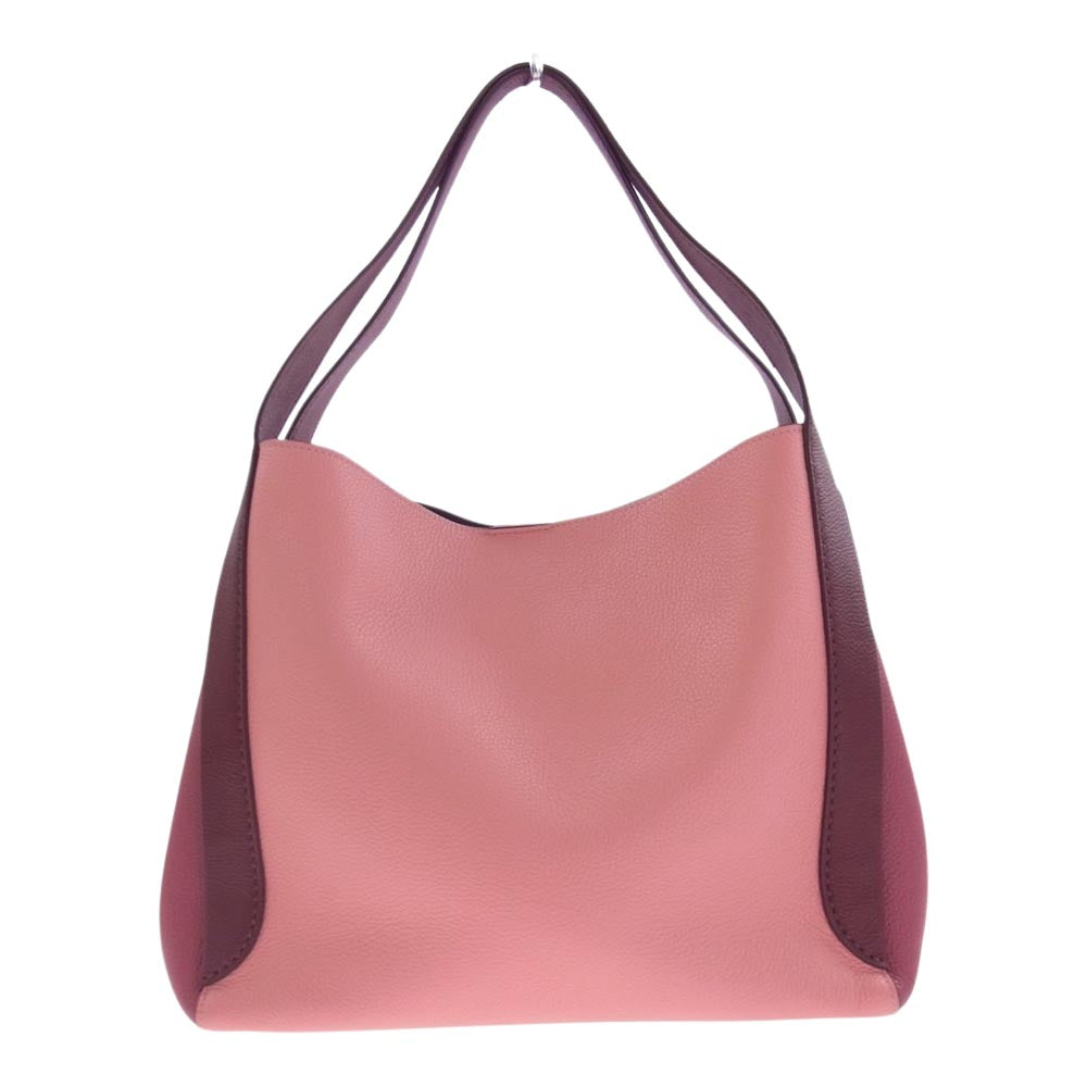 COACH コーチ E2198-76088 ハドリー ホーボー レザートートバッグ ショルダーバッグ ピンク系【中古】