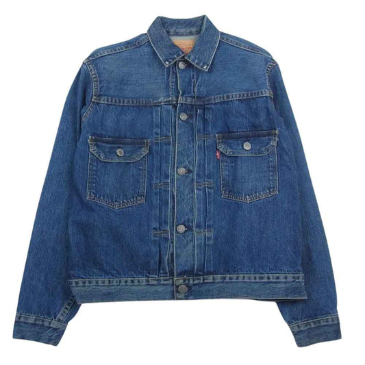 Levi's リーバイス 99年製 90s 507XX ボタン裏555 バレンシア工場 2nd デニム トラック ジャケット インディゴブルー系 40【中古】