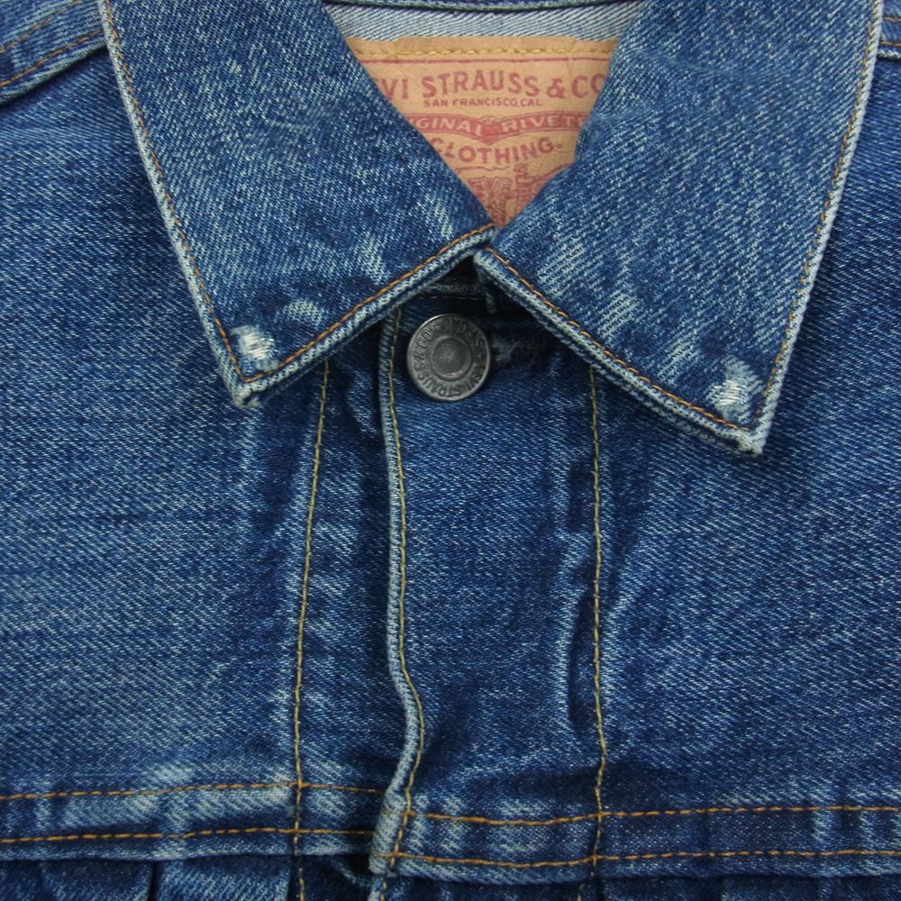 Levi's リーバイス 99年製 90s 507XX ボタン裏555 バレンシア工場 2nd デニム トラック ジャケット インディゴブルー系 40【中古】