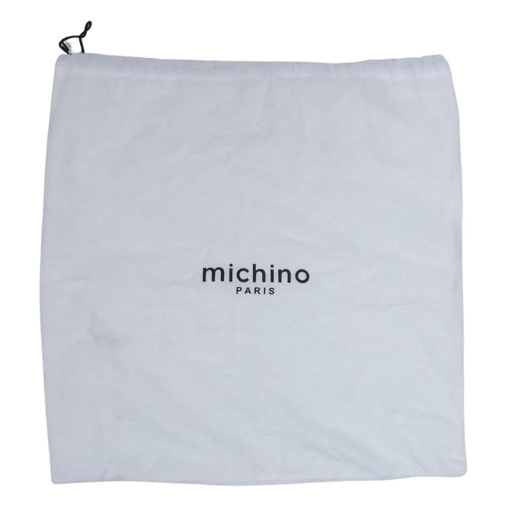 ミチノ 2WAY ショルダーバッグ ハンドバッグ ブラック系【中古】