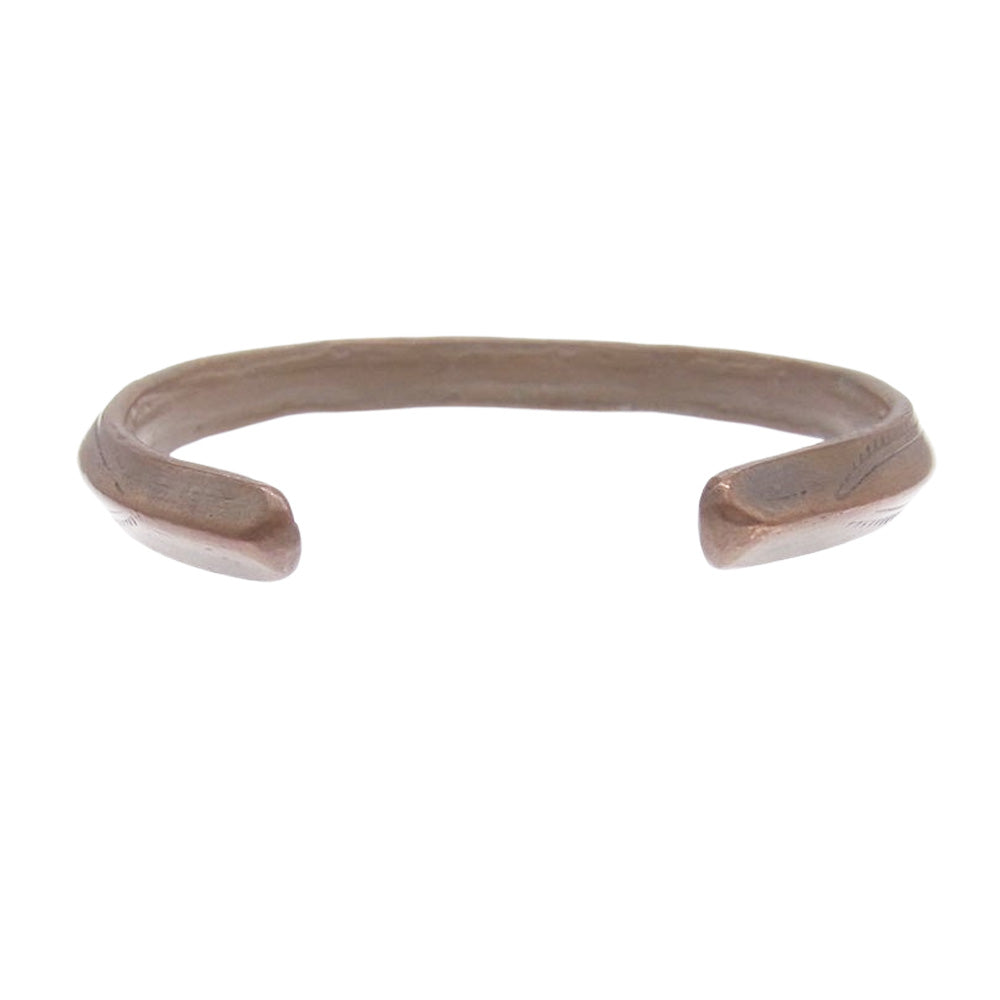 ナバホ  BANGLE スタンプ バングル ライトブラウン系【中古】