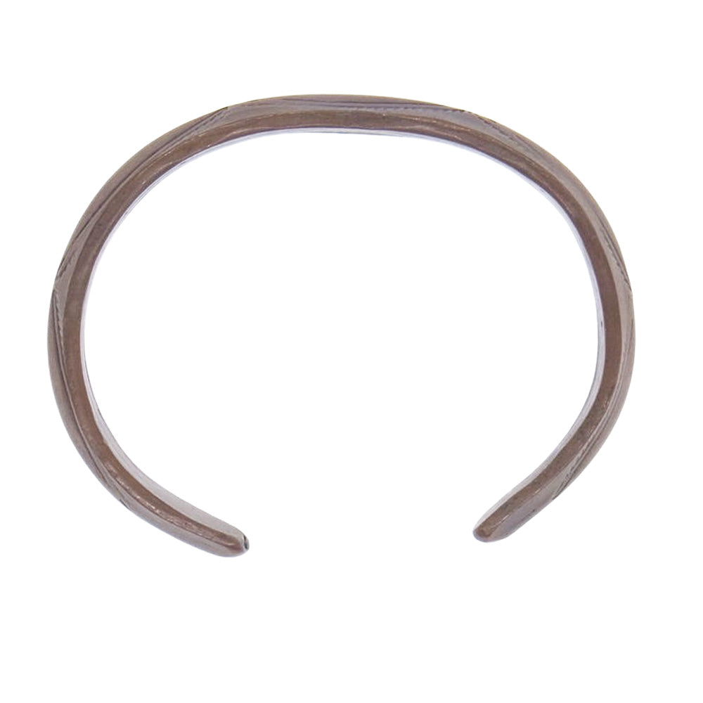 ナバホ  BANGLE スタンプ バングル ライトブラウン系【中古】