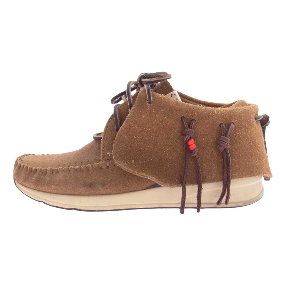 VISVIM ビズビム 18SS 0118101001006 FBT VEG SUEDE エフビーティー スエード レザー モカシン シューズ ブラウン系 27㎝【中古】