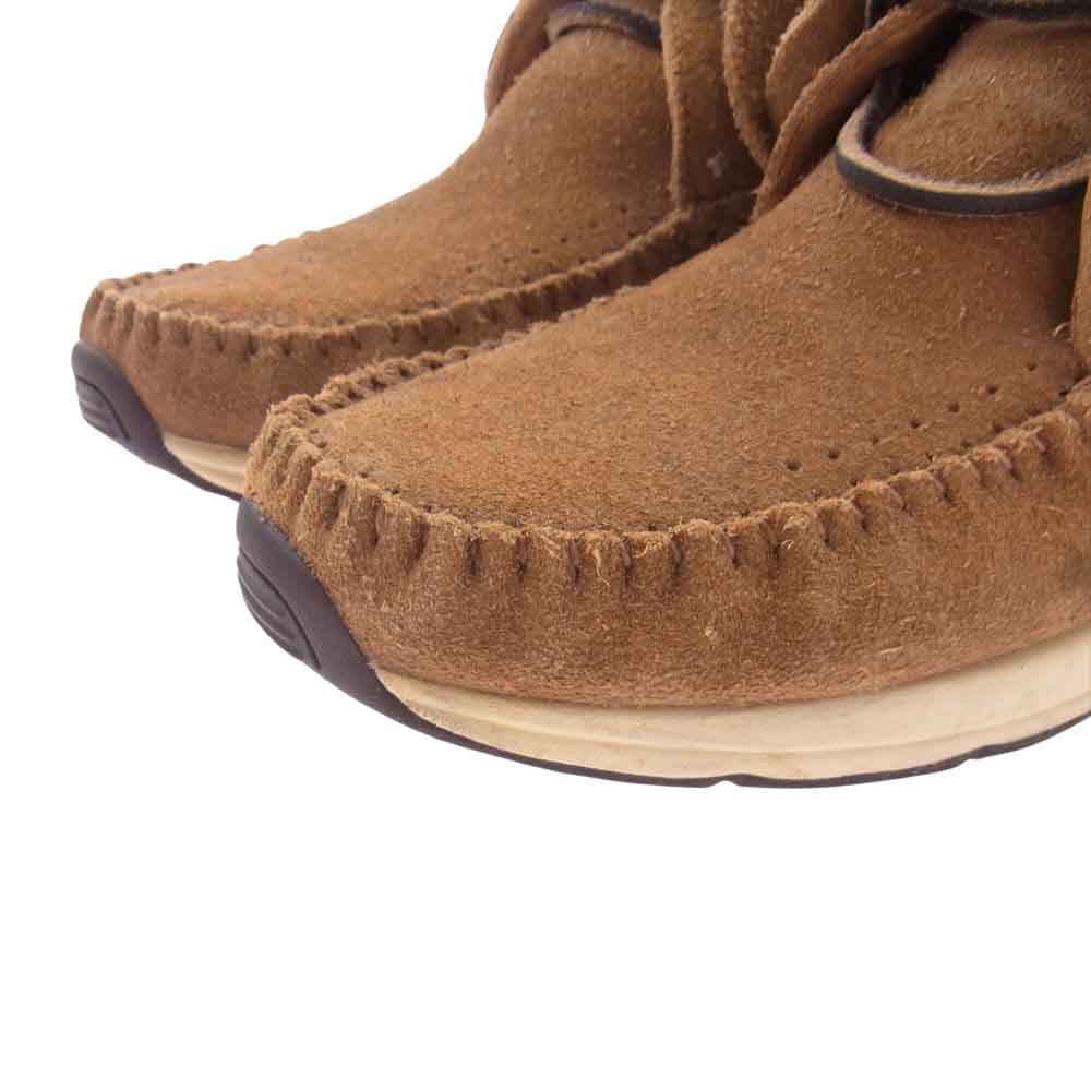 VISVIM ビズビム 18SS 0118101001006 FBT VEG SUEDE エフビーティー スエード レザー モカシン シューズ ブラウン系 27㎝【中古】