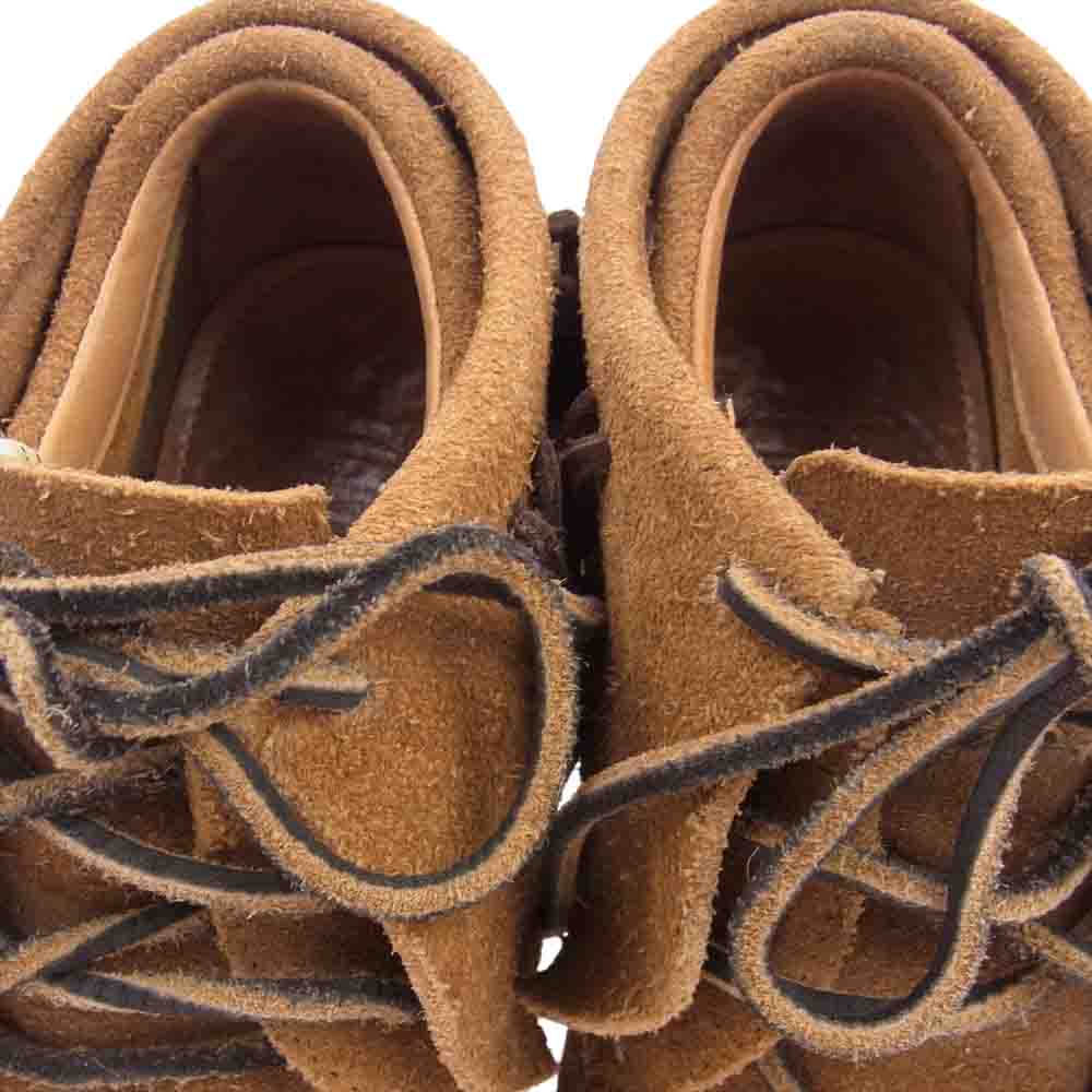 VISVIM ビズビム 18SS 0118101001006 FBT VEG SUEDE エフビーティー スエード レザー モカシン シューズ ブラウン系 27㎝【中古】