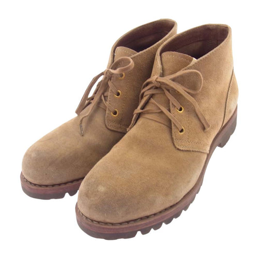 VISVIM ビズビム 14AW 0114102002008 WILLYS BOOTS MID-FOLK LT BROWN  ウィリス ブーツ ライトブラウン系 27.5㎝【中古】