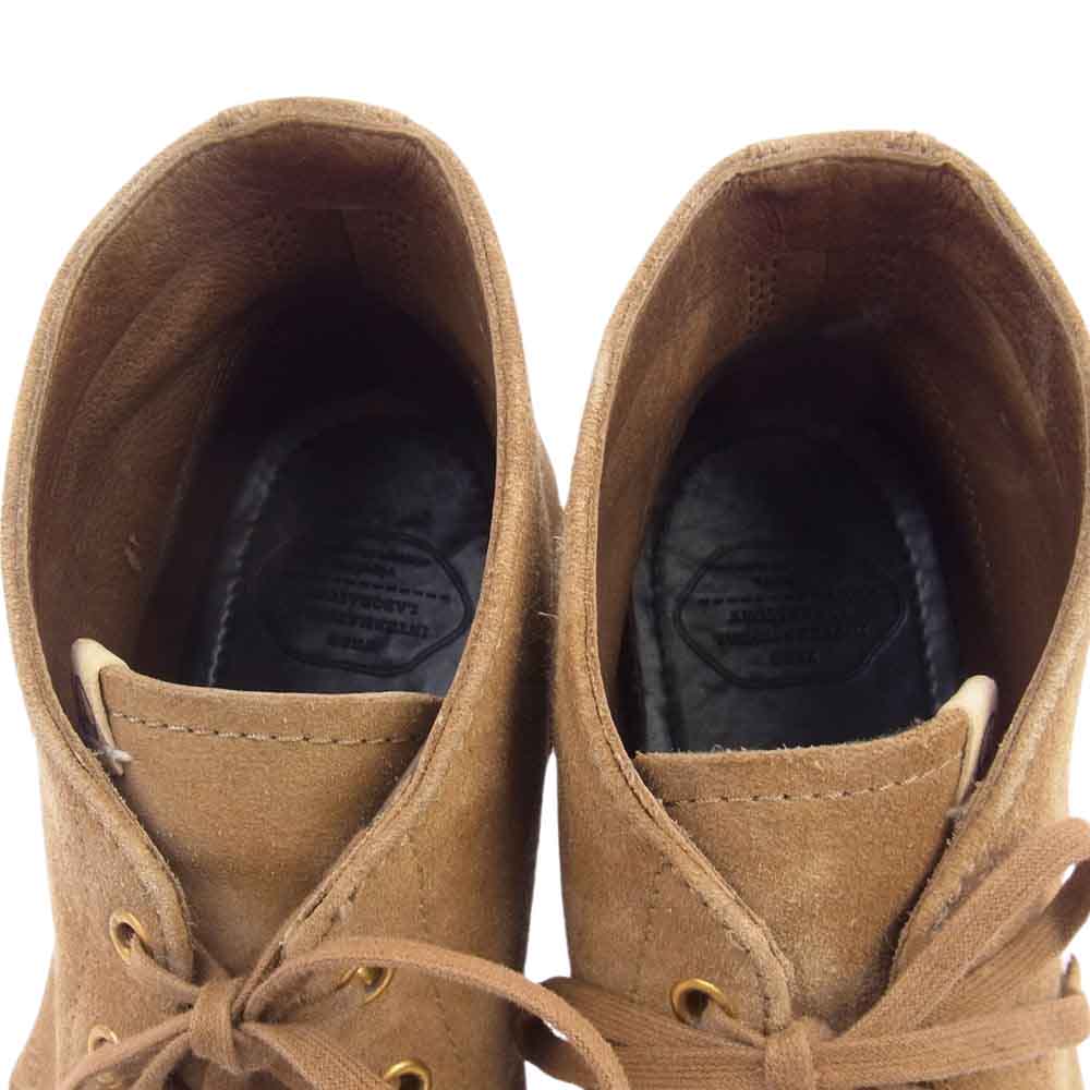 VISVIM ビズビム 14AW 0114102002008 WILLYS BOOTS MID-FOLK LT BROWN  ウィリス ブーツ ライトブラウン系 27.5㎝【中古】