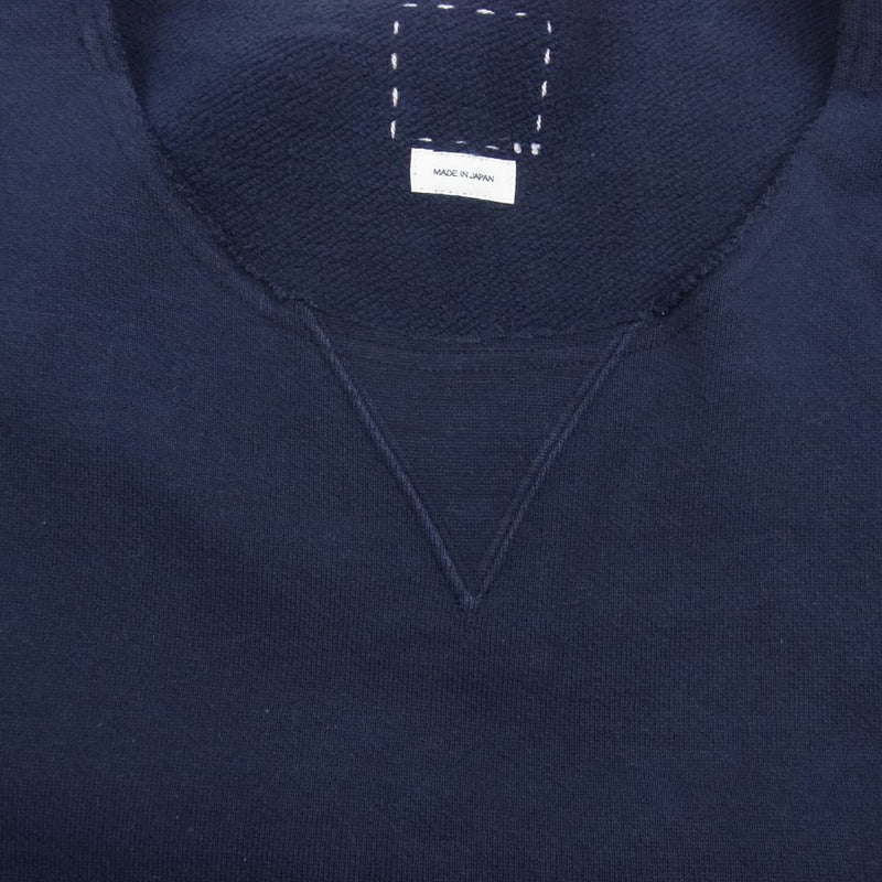 VISVIM ビズビム 22SS 0122105010009 MONDO SWEAT S/L U.D. ノースリーブ スウェット ネイビー系 2【美品】【中古】