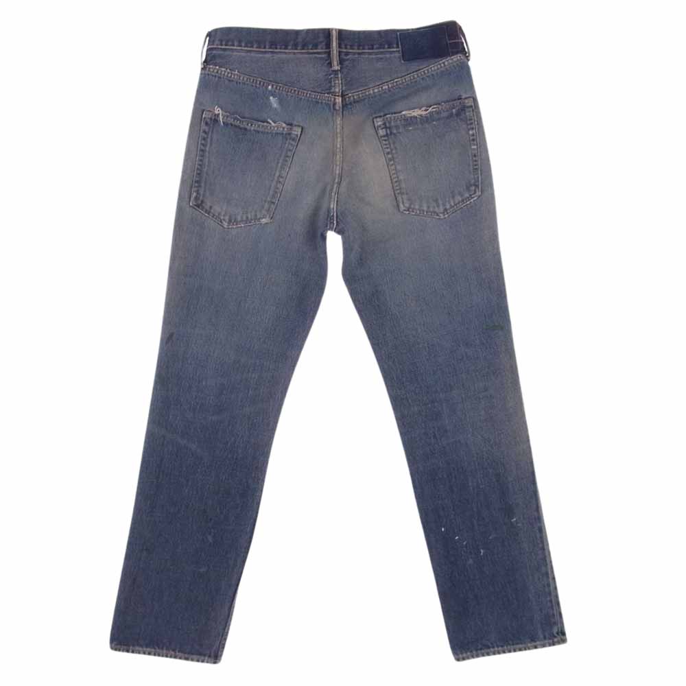 VISVIM ビズビム 19SS 0119305005001 SOCIAL SCULPTURE 03 DAMAGED-17 ダメージ加工 デニム パンツ インディゴ インディゴブルー系【美品】【中古】