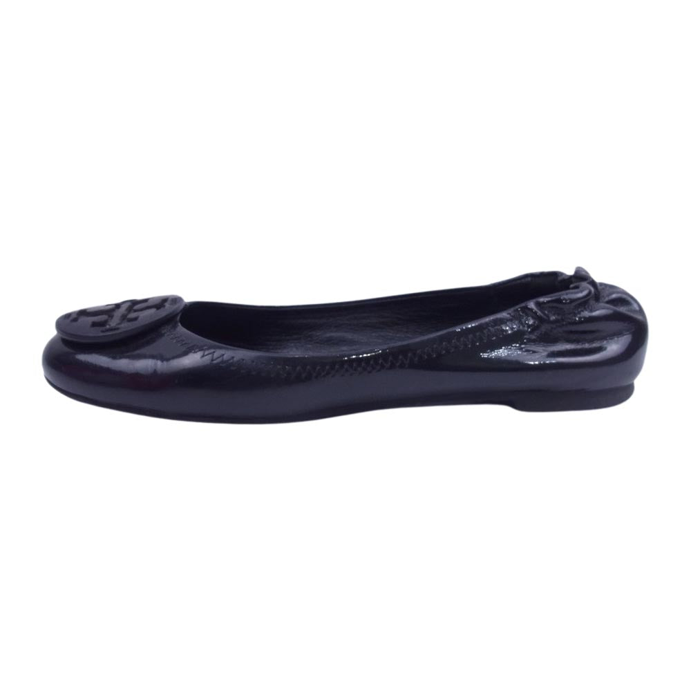 Tory Burch トリーバーチ 7992103001 ガンチーニ パテント レヴァ バレット パンプス ブラック系 8.5【中古】