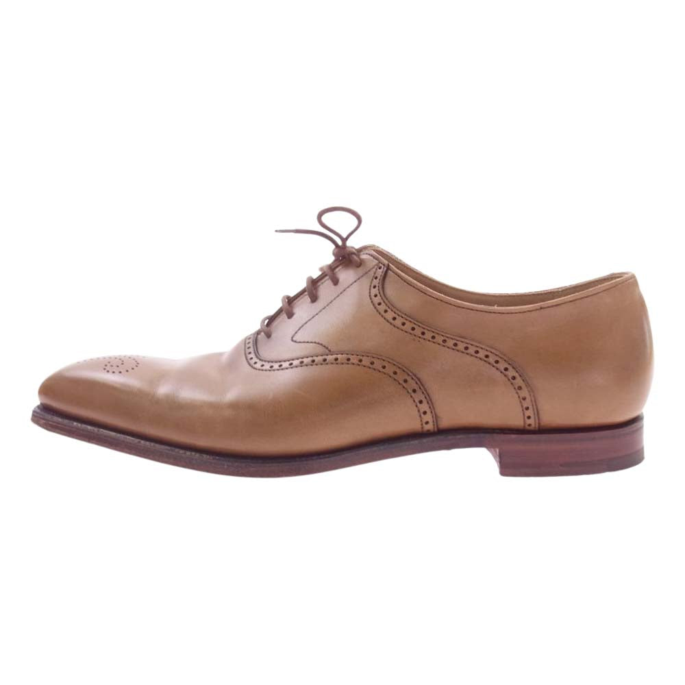 CROCKETT&JONES クロケットアンドジョーンズ 5951-2115-01 英国製 DOVER 5951 メダリオン ウィングチップ シューズ  ブラウン系 8E【中古】