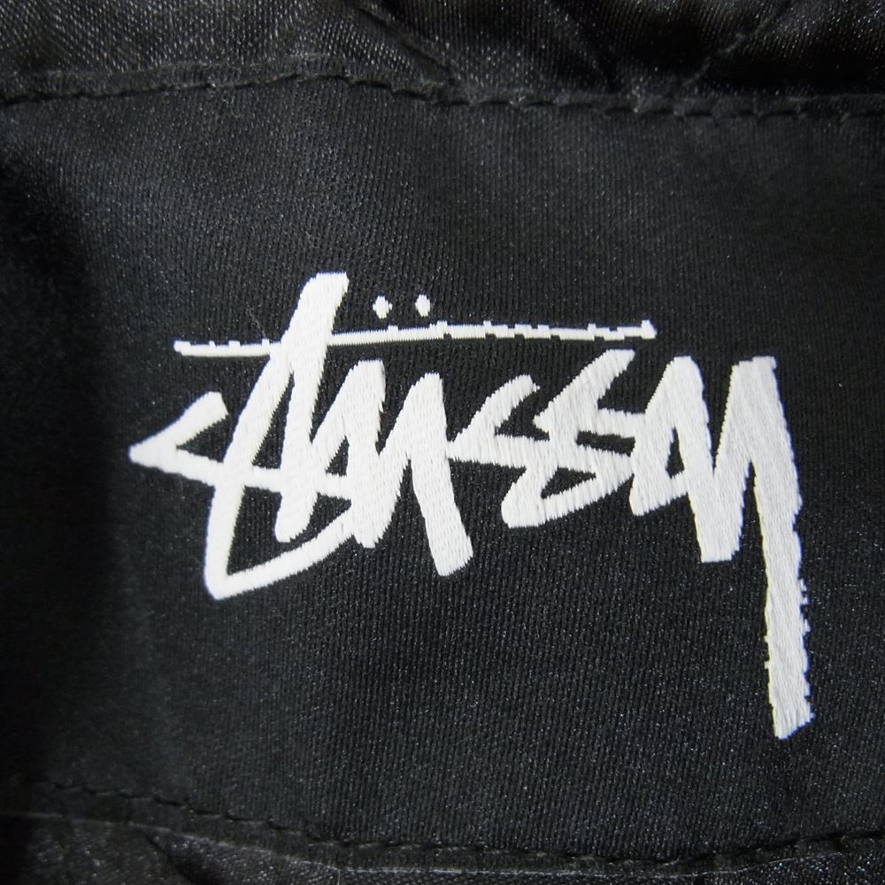 STUSSY ステューシー ナイロン ボンバー ジャケット グリーン系 L【中古】