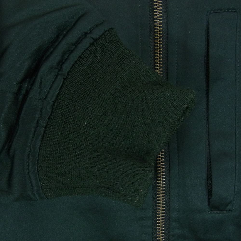 STUSSY ステューシー ナイロン ボンバー ジャケット グリーン系 L【中古】