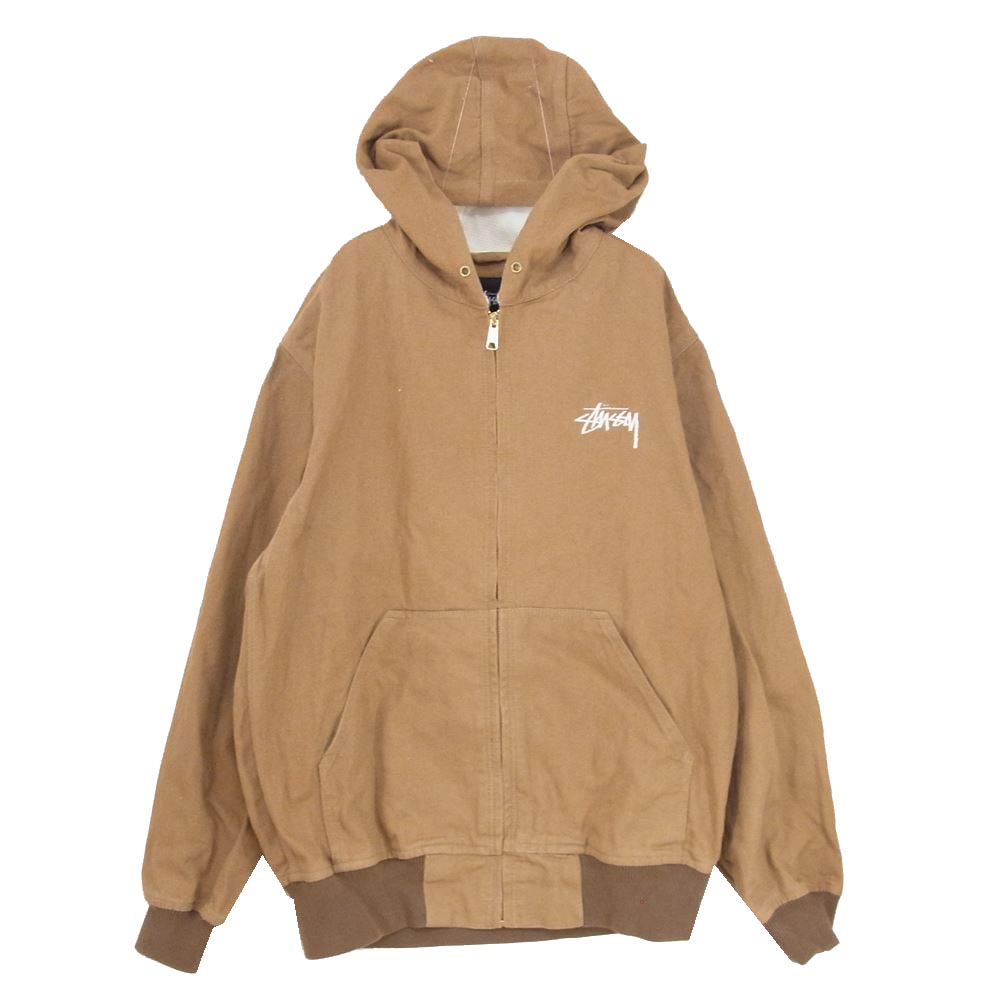 STUSSY ステューシー ダック ブルゾン ジャケット ブラウン系 L【中古】