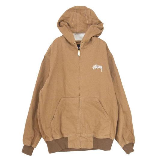 STUSSY ステューシー ダック ブルゾン ジャケット ブラウン系 L【中古】