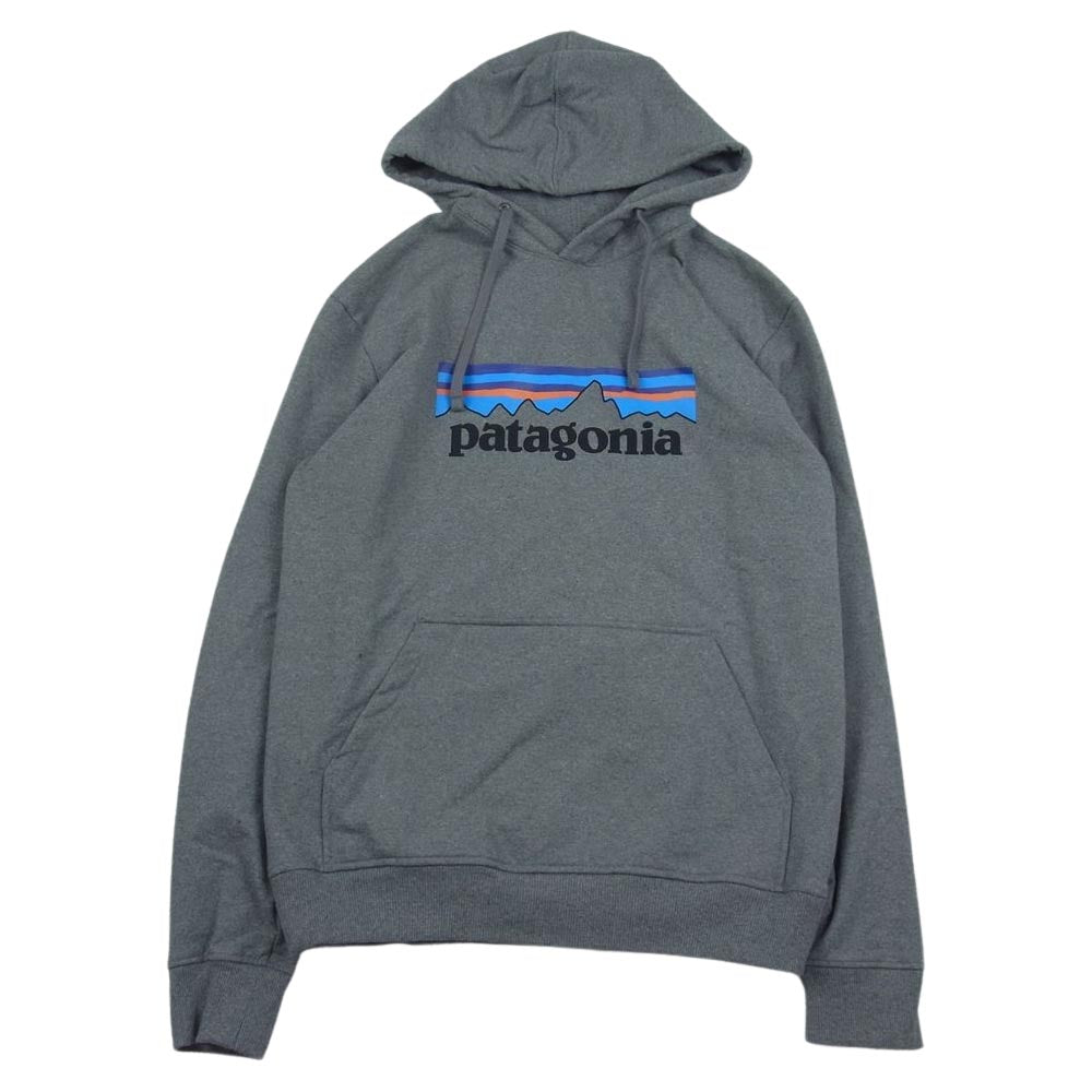 patagonia パタゴニア FA19 39539 P-6 Logo Uprisal Hoody P-6ロゴ アップライザル フーディ プルオーバー パーカ グレー系 S【中古】