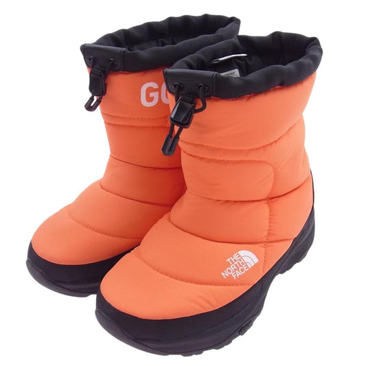THE NORTH FACE ノースフェイス  NF51971 GORE-TEX Nuptse Bootie ゴアテックス ヌプシブーティー スノーブーツ オレンジ系 25cm【中古】