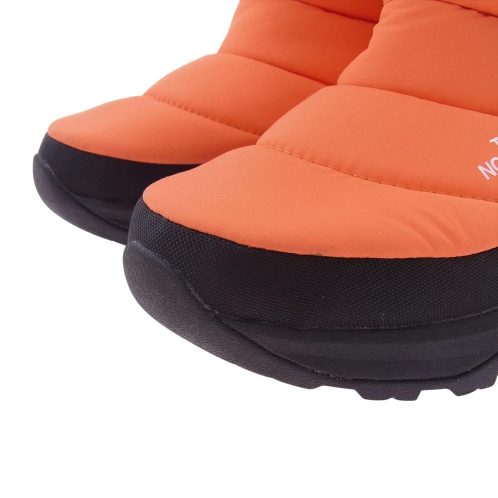 THE NORTH FACE ノースフェイス  NF51971 GORE-TEX Nuptse Bootie ゴアテックス ヌプシブーティー スノーブーツ オレンジ系 25cm【中古】