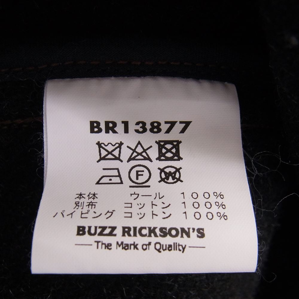 Buzz Rickson's バズリクソンズ BR13877 SUBMARINE CLOTHING WINTER WOOLIN U.S.NAVY UNIFORM サブマリン ウールコート ブラック系 40【中古】