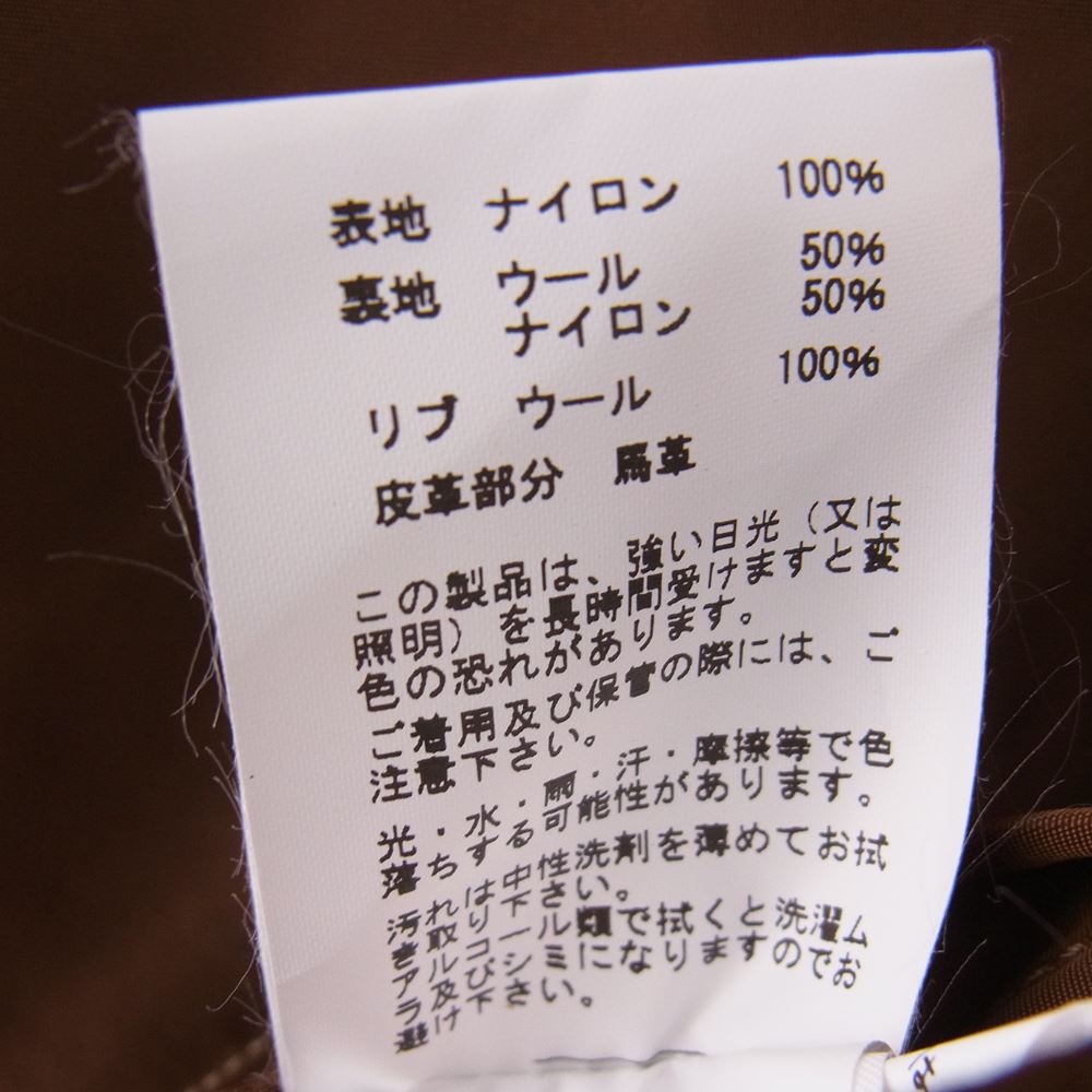 Buzz Rickson's バズリクソンズ BR14864 TYPE L-2 TEST SAMPLE BROWN VERSION フライトジャケット ブラウン系 40【中古】