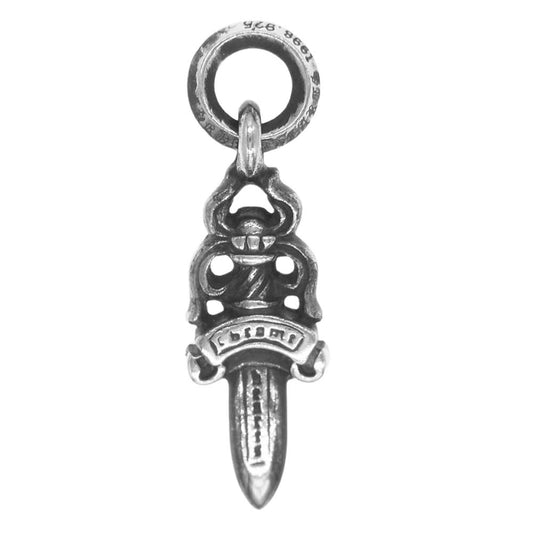 CHROME HEARTS クロムハーツ（原本無） #5 ダガーチャーム ペンダントトップ シルバー系【中古】