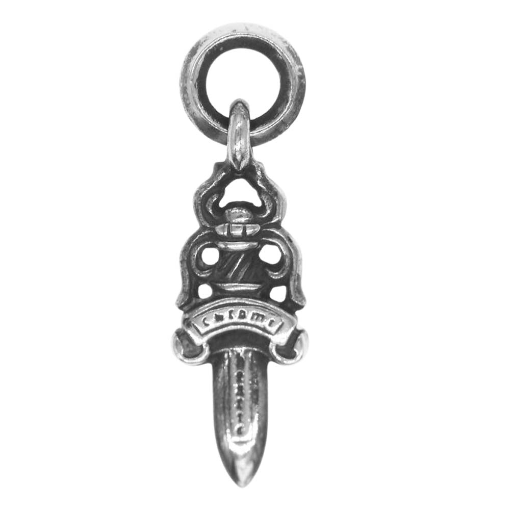 CHROME HEARTS クロムハーツ（原本無） #5 ダガーチャーム ペンダントトップ シルバー系【中古】
