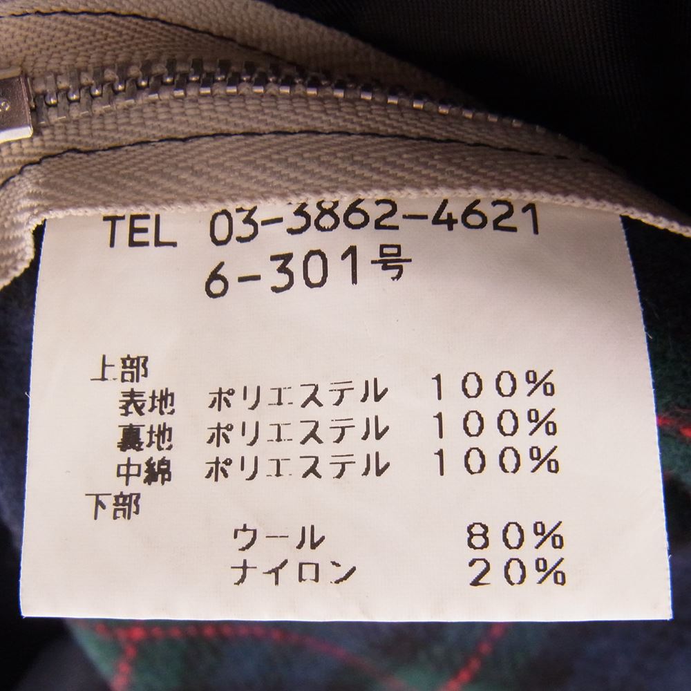 RALPH LAUREN ラルフローレン CHAPS 着脱可能裏地キルティングライナー付属 ステンカラー コート ブラック系 L【中古】