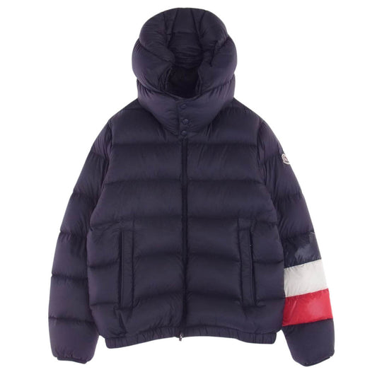 MONCLER モンクレール E20914135585-C0104 WILLM ダウン ジャケット トリコロール ネイビー系 ３【中古】