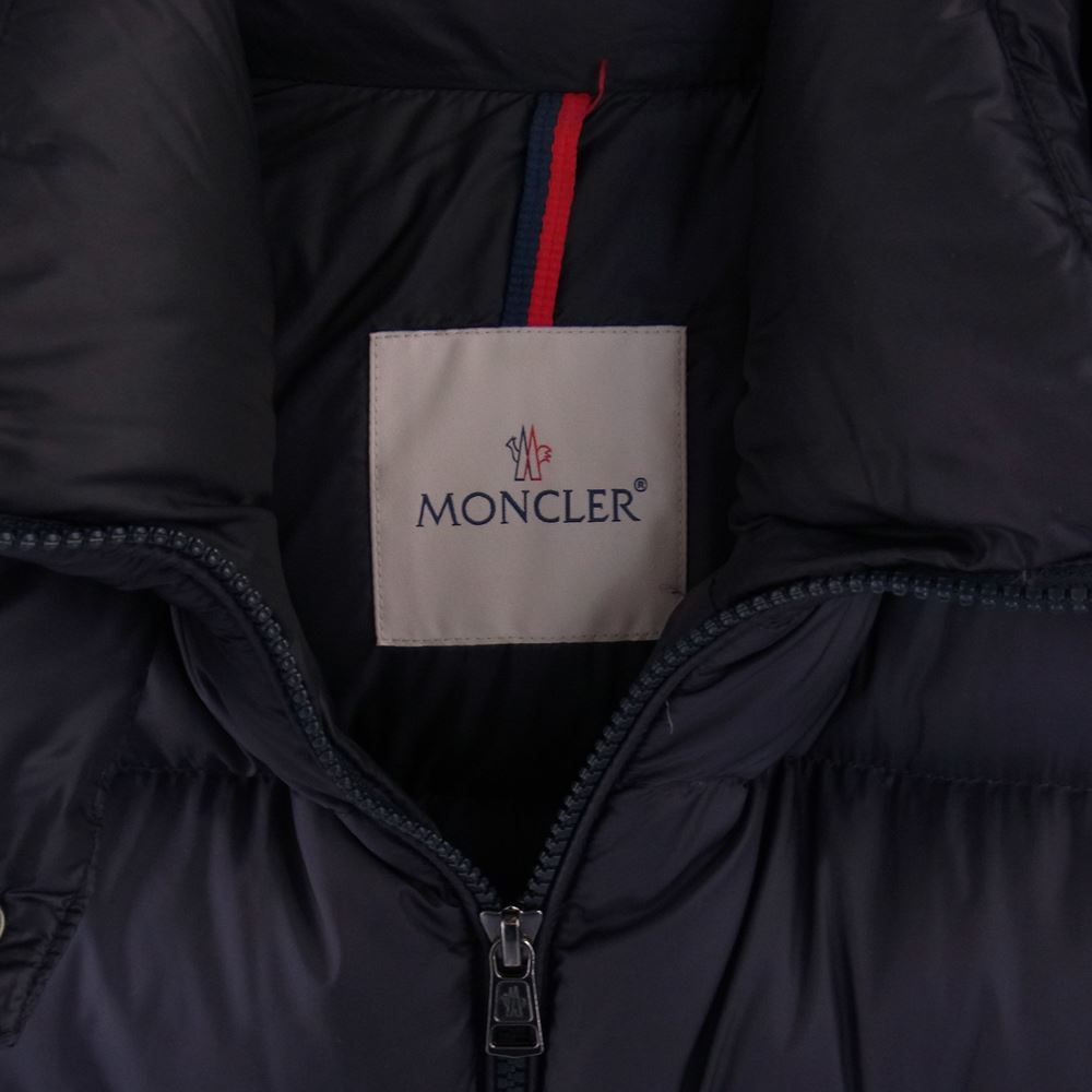 MONCLER モンクレール E20914135585-C0104 WILLM ダウン ジャケット トリコロール ネイビー系 ３【中古】