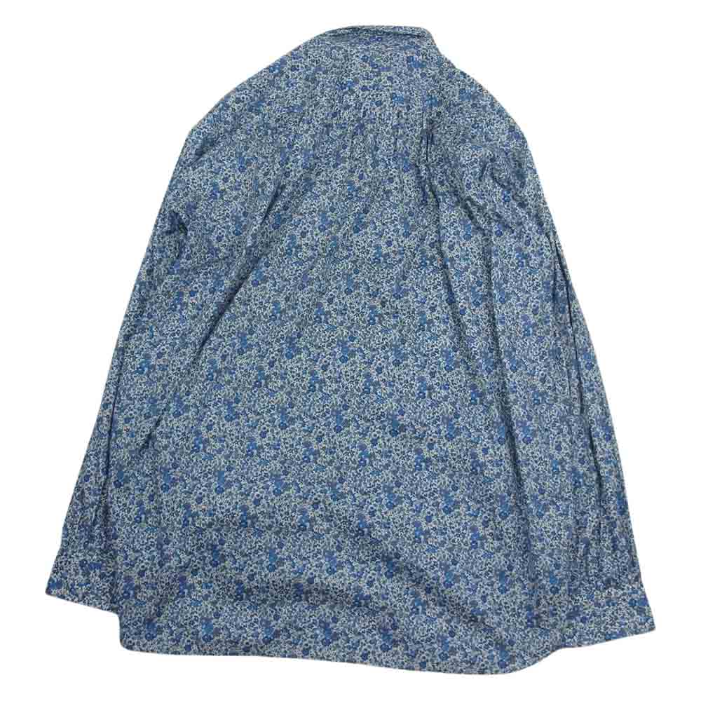 Needles ニードルス GL195 Ascot Collar EDW Gather Shirt アスコット カラー ギャザー シャツ 長袖 ブルー系 M【中古】