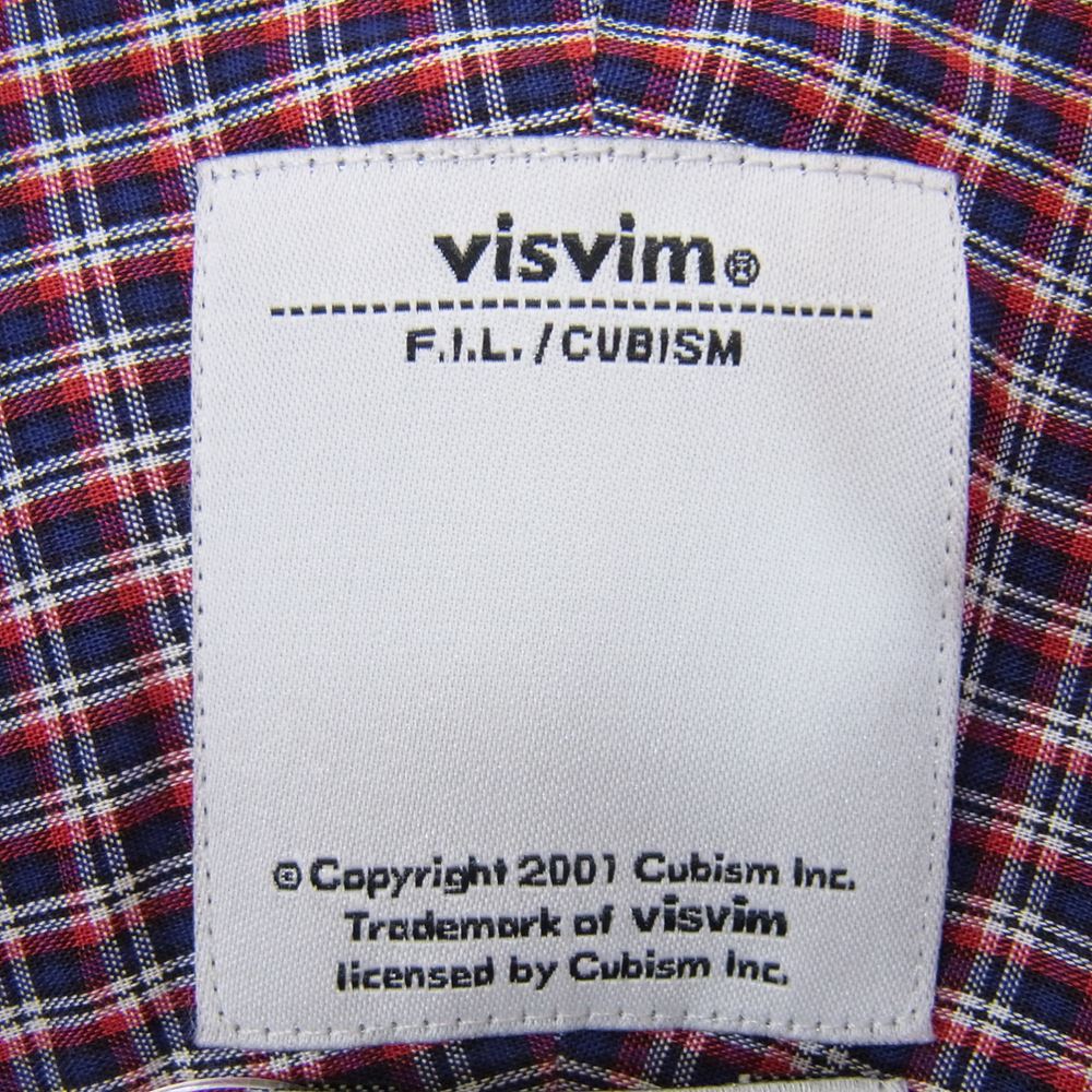 VISVIM ビズビム VS0001534 長袖 チェック シャツ マルチカラー系 L【中古】