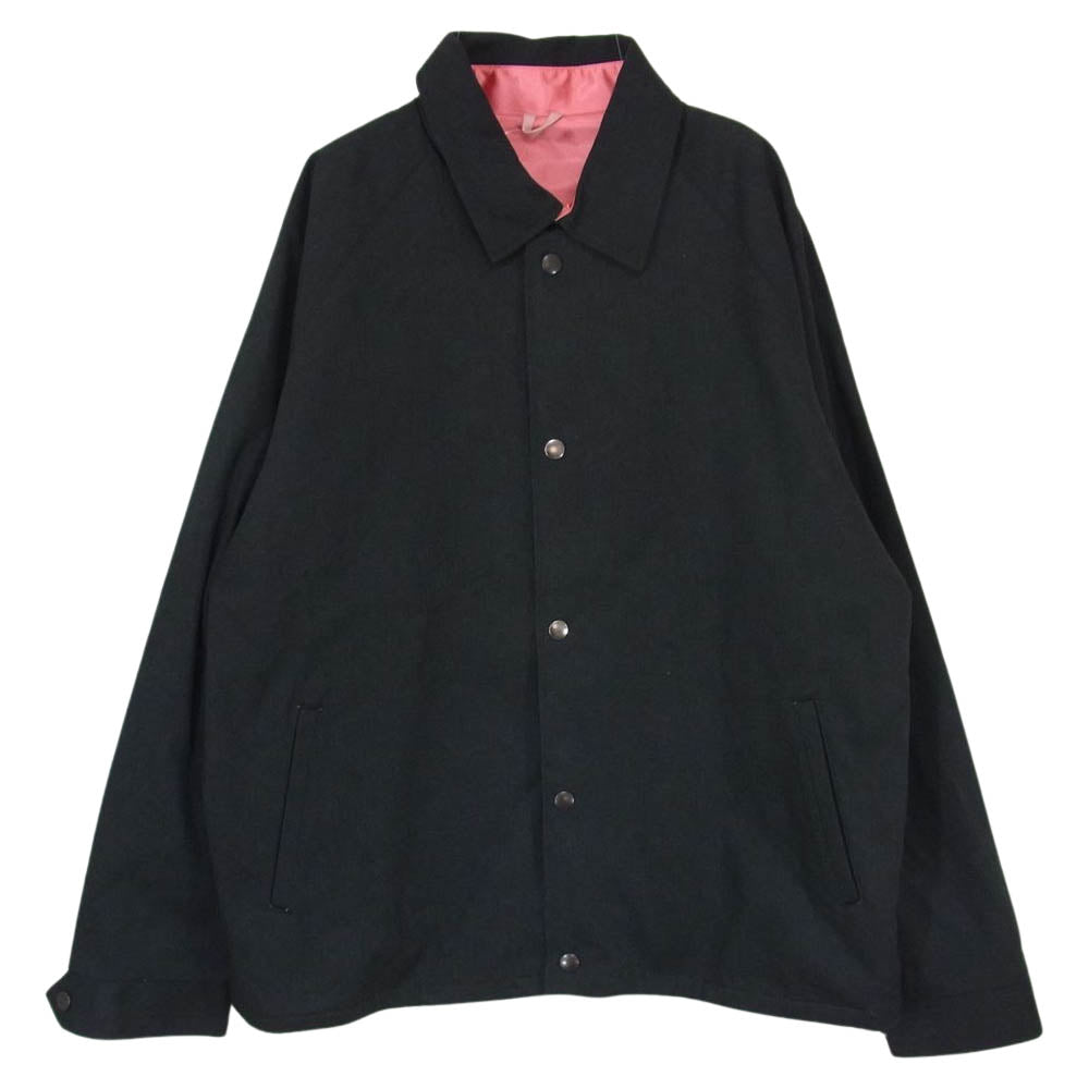 スリーフェイス Coach Jacket バックプリント コーチ ジャケット ブラック系 M【中古】