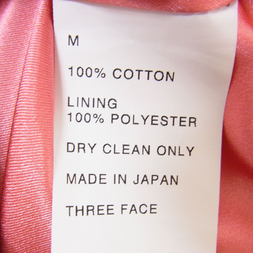 スリーフェイス Coach Jacket バックプリント コーチ ジャケット ブラック系 M【中古】