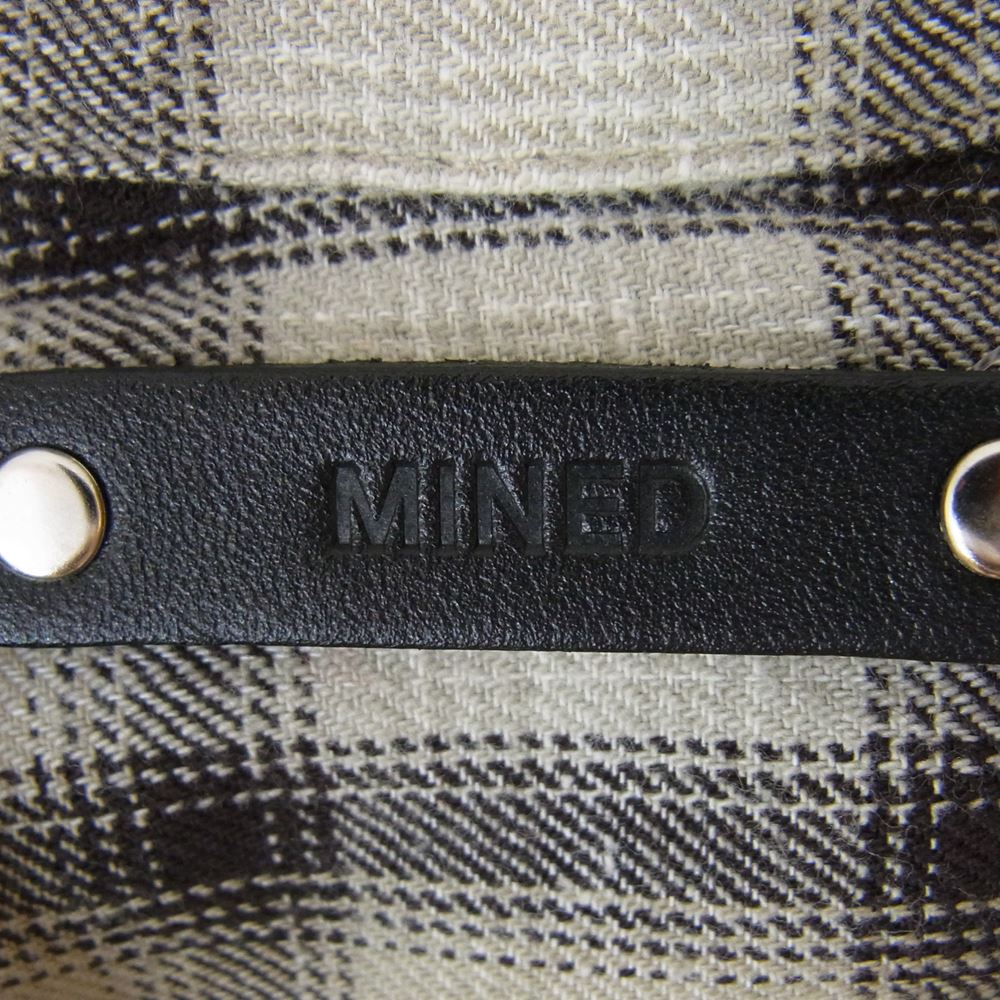 MINEDENIM マインデニム 2209-5002-67-012 V.Check Flannel Work SH チェック フランネル シャツ ベージュ系 1【中古】
