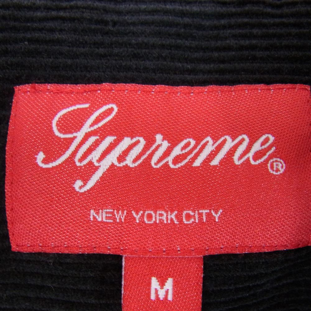 Supreme シュプリーム 22AW Quilted Corduroy Shirt キルト コーデュロイ 長袖 シャツ グレー系 M【中古】