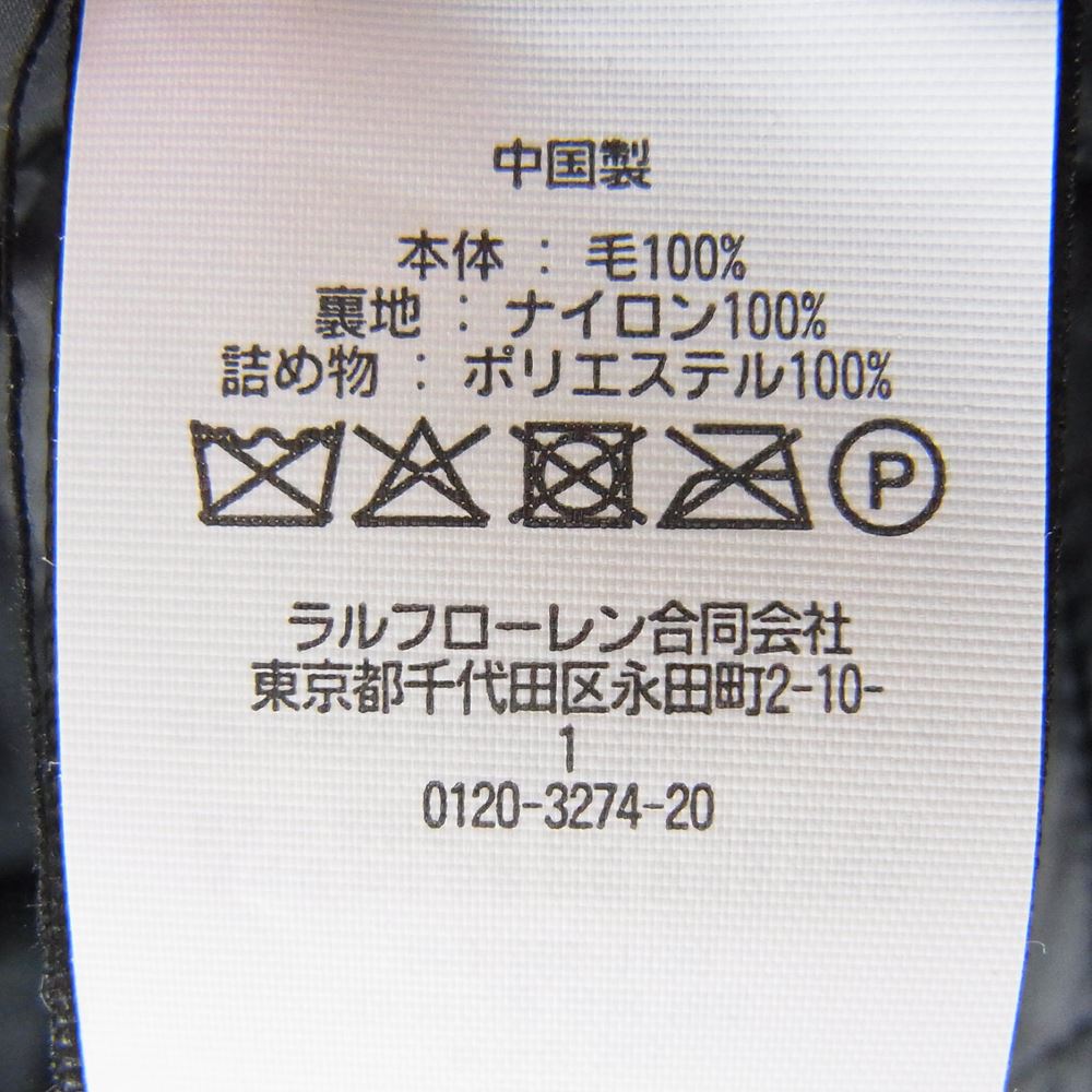 RRL ダブルアールエル for Ron Herman ロンハーマン キルティング シャツ ジャケット ブラック系 オフホワイト系 M【中古】