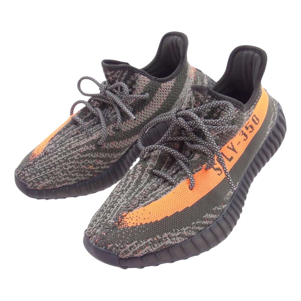 adidas アディダス HQ7045 YEEZY Boost 350 V2 Carbon Beluga イージーブースト カーボンベルーガ スニーカー グレー系 27cm【中古】