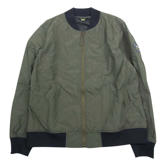 Eddie Bauer エディー・バウアー 100YEARS 100周年 スカイキルト ジャケット ジップアップ ブルゾン カーキ系 L【中古】