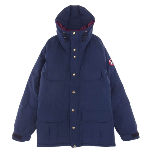 Eddie Bauer エディー・バウアー クレセントダウンワークス別注 モンターニュ ダウンジャケット ネイビー系 M【中古】